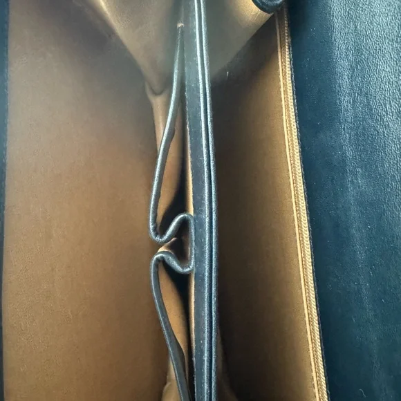 Vintage Celine Black Leather Shoulder Bag - Picture 6 of 7